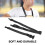 Sangle de ukulélé en nylon noir - Fixation par pression, réglable de 71 cm à 93 cm 1