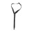 Sangle de ukulélé en nylon noir - Fixation par pression, réglable de 71 cm à 93 cm 2