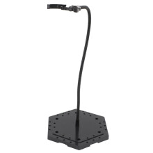 Multifunctional 6inch Doll Stand Holder Black ABS & Stainless Steel