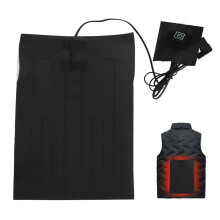 Elektrisk USB-värmeduk för klädväst justerbar temperatur 45x40cm