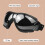 Windproof UV Fog-Proof Dog Sunglasses with Adjustable Strap - Grey 3