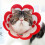 Cute Felt Cat Cone Collar, Soft & Adjustable, Bite & Lick Prevention 4