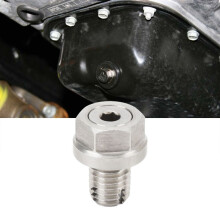 Tapón de drenaje de aceite Piggyback de gran tamaño de acero inoxidable M14,1‑1,25 x 15 mm
