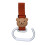 Cartoon Bear Baby Stroller Hook - Portable Brown Leather Accessory 3