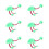 6 Stuks Flamingo Marionet Pluchen Dier Interactief 9