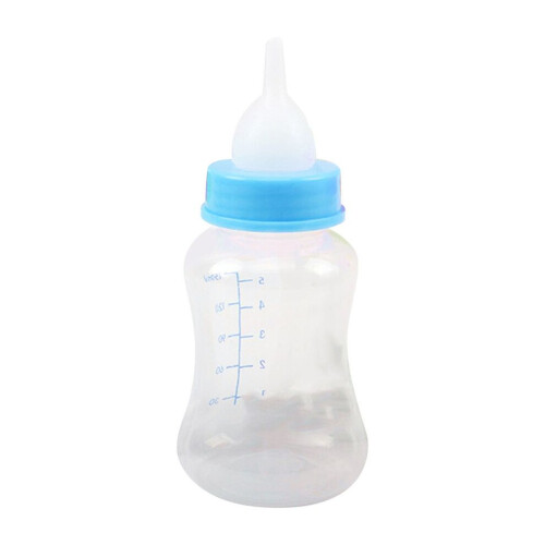 Kit de botella multiusos para mascotas de 150 ml con 2 tetinas: lavable y reutilizable 1