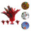 2Stk Kick-Badminton Unterhaltungs-Spielzeug Chinesisches Training 7