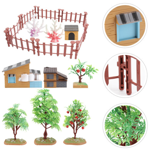 1 Set Modell Spielzeug Szene Für Kinder 2