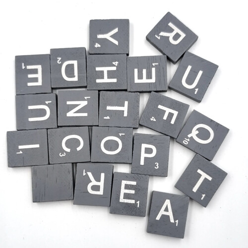2 Packs 100 Grijze Puzzelchips Geletterdheid Doos 1