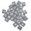2 Packs 100 Grijze Puzzelchips Geletterdheid Doos 7
