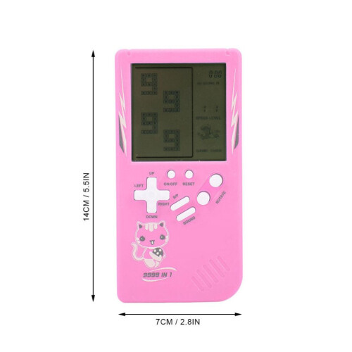 Grote draagbare spelconsole voor kinderen – Roze, 14x7 cm 2