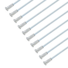 Set van 10 duurzame 13G 2,2 mm spaken voor fiets-, driewieler- en wielerwielen.