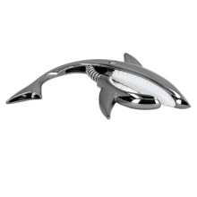 Cool Shark Gitarren-Capo aus Zinklegierung und Silikon für E-Gitarre, Akustikgitarre und Ukulele, Schwarz