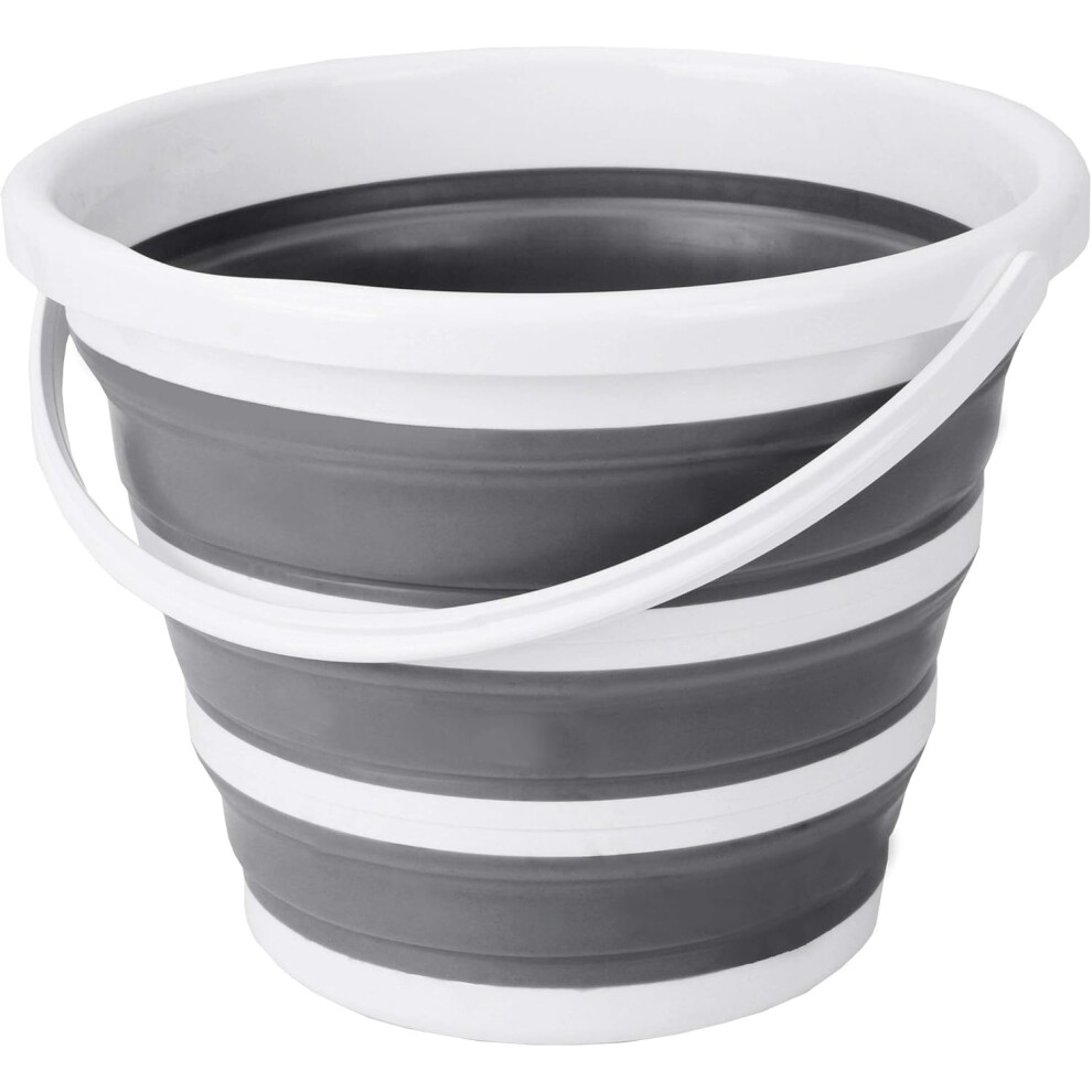 Durable Collapsible Bucket, Bpa-Free Portable Space-Saver For Home And Outdoor Activities, Polypropylene And Thermoplastic Rubber Construction, With F 9060116802685
