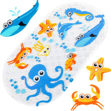 Slip Resistant Grippers, Premium Quality PVC, Machine Washable Non-Slip Rubber For Kids, Antibacterial And Mildew Resistant, Extra Long Size, Drain Ho