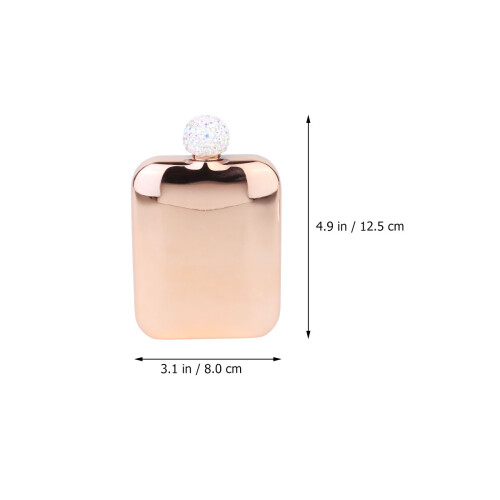 Mini Wine Pot I Rostfritt , Guld, Bärbar För Vin 1