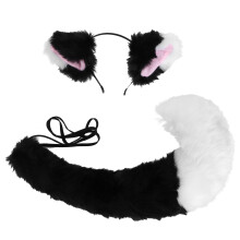 1 Set Cosplay Plüsch Kopfschmuck Haarschweif Zubehör