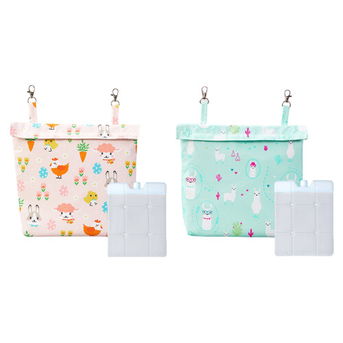 Hanging Ice Pack with Pouches For Small Pet Washable Cooling-B 1