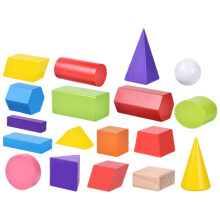 54 Teile Geometrische Holzblöcke Formen Zuordnungsspielzeug