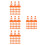 96 Pièces Cônes De Orange, Accessoires Pour Maison De 5