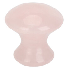Piedra raspadora Gua Sha con forma de hongo rosa para relajación en spa y cuidado de la piel
