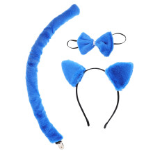 1 Set Cat-Ears-Kopfschmuck Mit Schleife Für Frauen Kinder