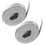 Höghållfasta 1m spärrband i legeringsspänne, 2-pack 1