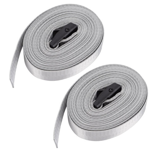 Höghållfasta 1m spärrband i legeringsspänne, 2-pack 1