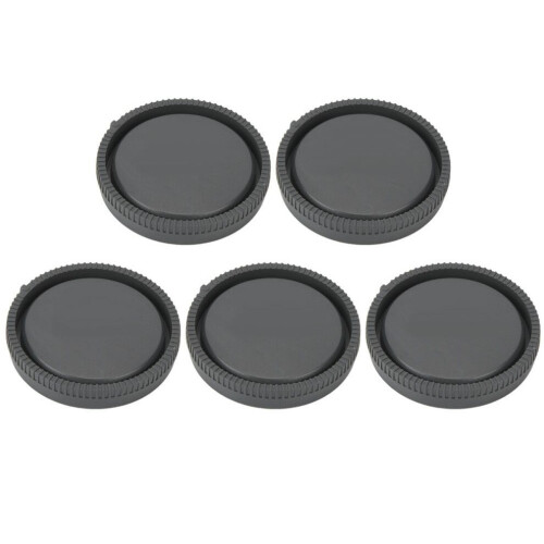 Set van 5 plastic lensdoppen voor Sony E-mount systeemcamera's