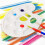 8Pcs Children Drawing Plastic Grasp Shaped Palette 8