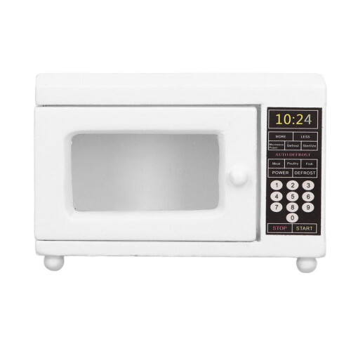 Mini Microwave Oven 1:12 Model Decorative Dollhouse Accessory 1