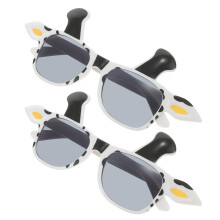 8Pcs Lightweight Pc Cow Cosplay Glasses Multi Color Funny Party Props