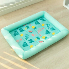 Summer Cooling Dog Mat, Ice Pad For Dogs And Cats, Silk Cooling Bed, Kennel Mat SXL, Green, For Pets Under 8 Kg