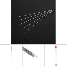 5 agujas de aerógrafo de acero inoxidable de 0,2 mm para máquina de pintura con alimentación por gravedad.