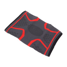 Sportliche Kniebandage mit Kompressionsfunktion, rutschfest, atmungsaktiv, Größen L und XL