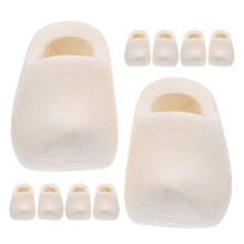 5 Paar Holzschuhe 4 Cm Zum Basteln, Dekorieren Und Sammeln