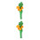 2 Unidades Para Halloween Robot Verde 10