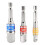 Impact Driver Hex Socket Adapter 3 Pcs Set 1/4in 3/8in 1/2in Type B 2
