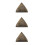 3Stk Goldene Ägyptische Pyramide Modell Für Kinder Erwachsene 4