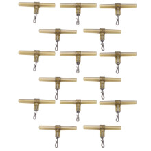 15 eslabones giratorios duraderos en forma de T para línea de pesca con interfaz en forma de R