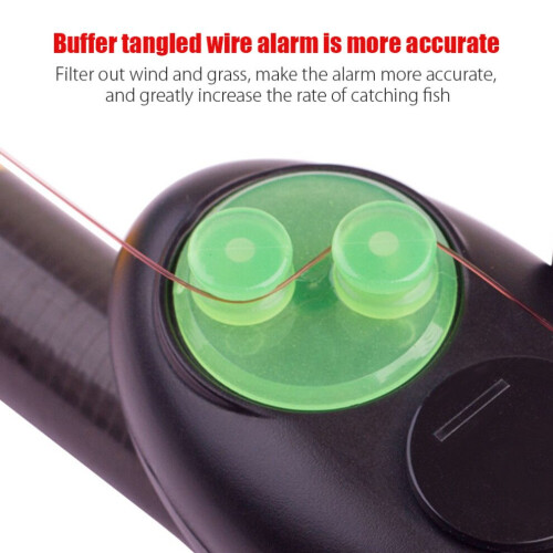 High Sensitive Electronic Fish Bite Alarm Light, Black, 7.2x3.7cm 2