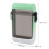Waterproof Plastic Cigarette Case Holder 110x65x28mm Green/White 2