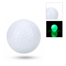 1Pc Electronic LED Lighting Golf Ball for Dark Night Sport Practice Training(Green)