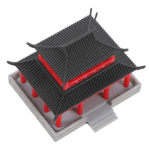3 Piezas Mini Arquitectura Estilo Para