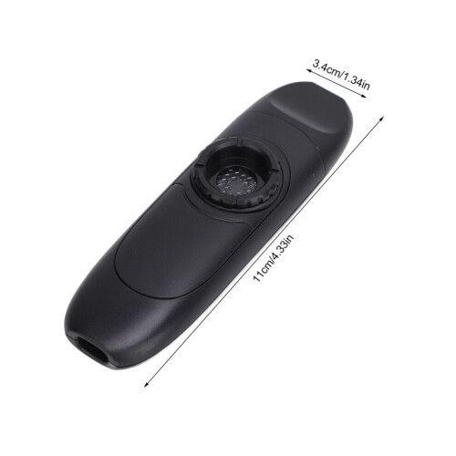 Professional Black Kazoo Flute ABS Plastic with 5 Diaphragms 1