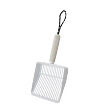 Cats Litter Scoops Metal Deep Shovel Comfort Handle for-White