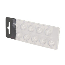 10 cúpulas abiertas de silicona para amplificadores de sonido, puntas universales de 6 mm/0,24 pulgadas