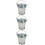 3Stk Mini Eiskübel Mini Garteneimer Modell Mini Fass 10