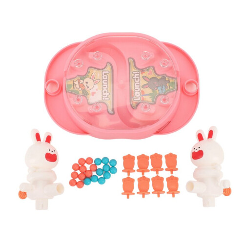 2 Player Pink Marble Shooting Game - Fun & Interactive Table Play 1