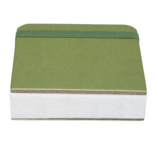Draagbaar aquarelschetsboek van 80 pagina's - Dik 300 g/m² papier, groene afwerking